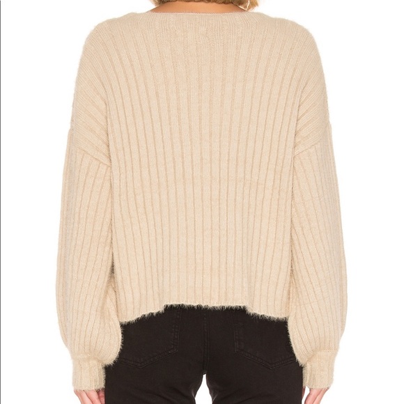 Lovers + Friends Beige Ribbed Lovely Sweater - Picture 3 of 7